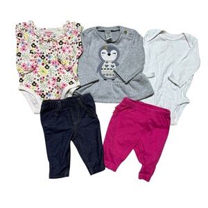 Baby Girl Winter Clothes Bundle | 3m | Carter’s, OshKosh B’gosh